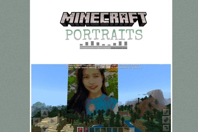 I will do minecraft portraits in less than 24 hrs