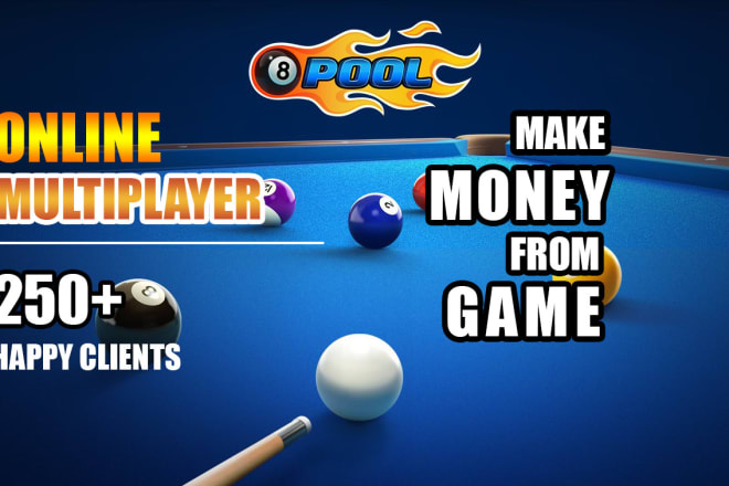I will do money making android or ios 8 ball multiplayer pool game