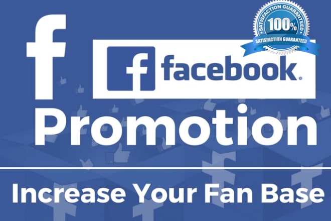 I will do organic promotion of your facebook page or group