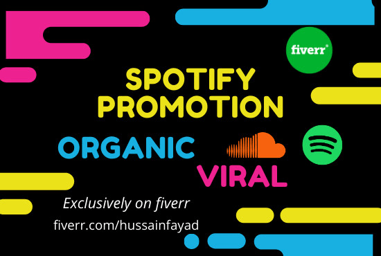 I will do organic spotify promotion to make you viral