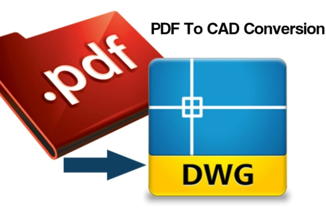 I will do PDF to autocad electrical civil drawing