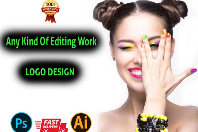 I will do perfect photoshop editing, logo design