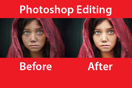 I will do photoshop editing and remove red eye effect