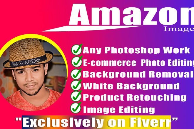 I will do photoshop editing for ecommerce and amazon product photo