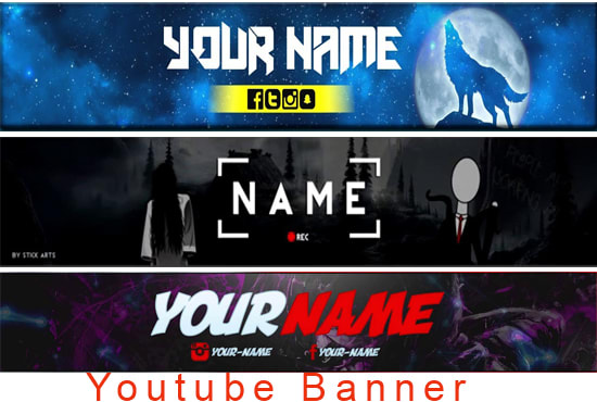 I will do photoshop editing,youtube banner and background maker