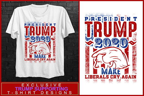 I will do political or trump supporting or anti trump tshirt design