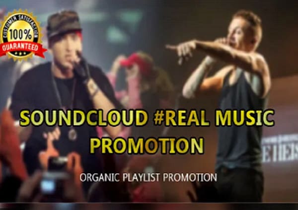 I will do premium organic soundcloud track promotion to real audience