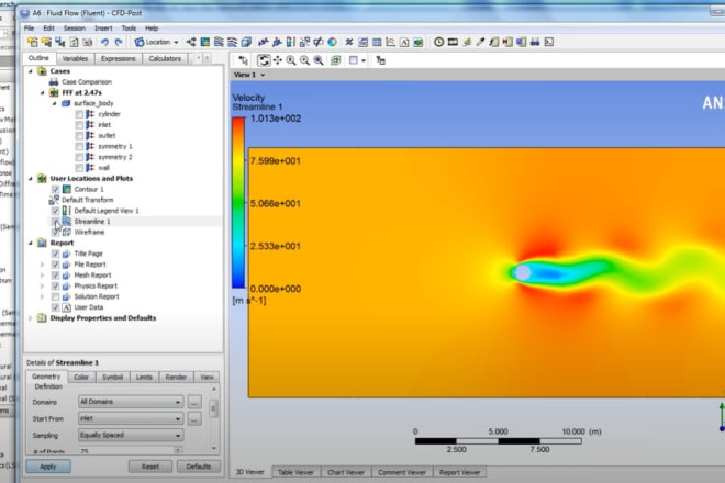 I will do professional cfd analysis using ansys and solidworks