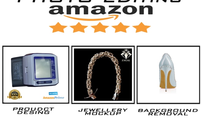 I will do professional photo editing for amazon