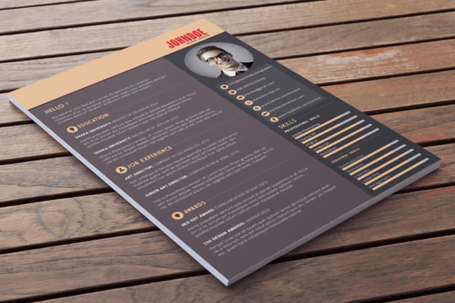 I will do professional resume writing and CV design services