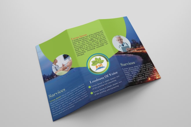 I will do professional trifold brochure design