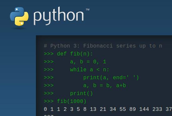 I will do programing in python