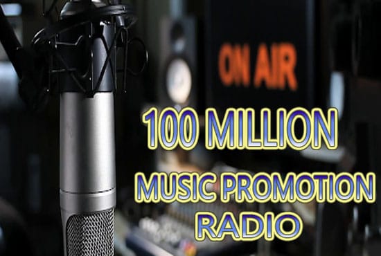 I will do real radio music promotion to a worldwide audience