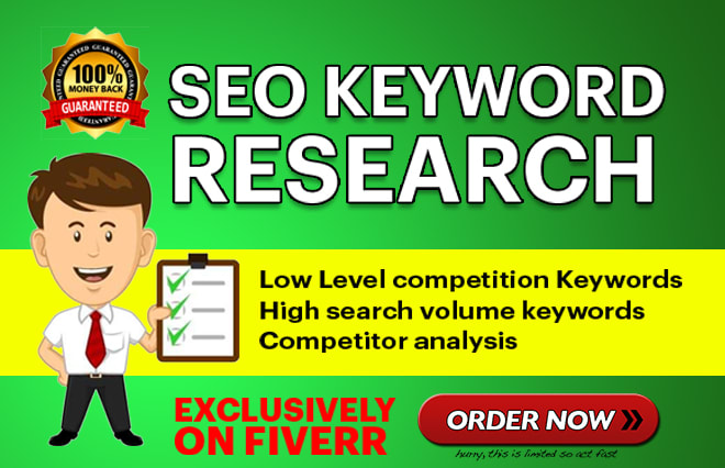 I will do seo keyword research and competitor analysis for you