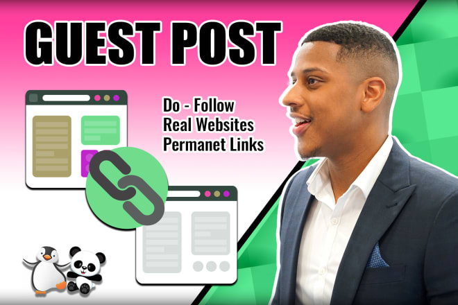 I will do SEO link building through real guest post outreach