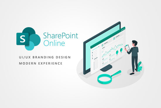 I will do sharepoint online UX branding design on modern experience