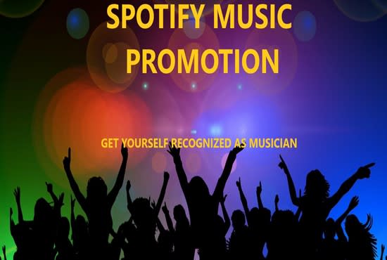 I will do spotify music promotion to real audience to boost engagements