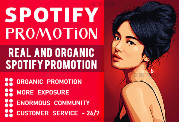 I will do straight spotify promotion or spotify music promotion to real people