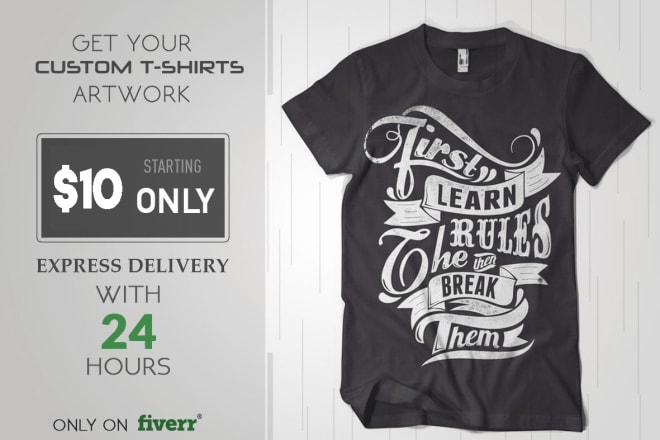 I will do stunning t shirt designs for you