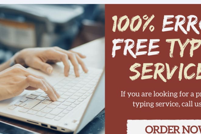 I will do super fast professional typing and in short time and less money