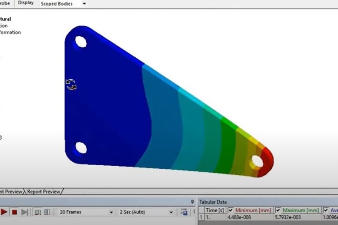 I will do the finite element analysis for any structural