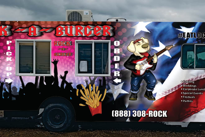 I will do trailer,food truck wrap
