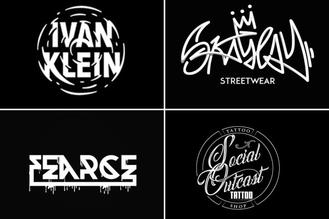 I will do urban streetwear clothing brand logo design