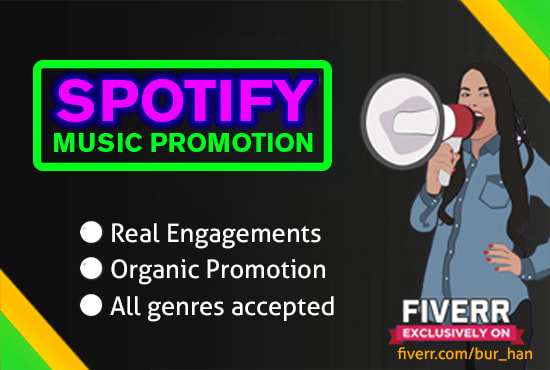 I will do viral spotify promotion organically