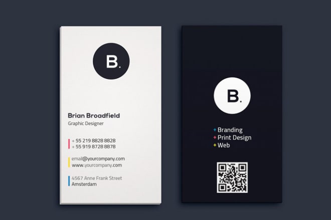 I will do vista print moo vistaprint business card design