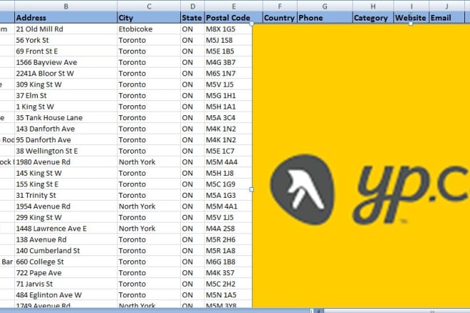 I will do web scraping from yellow pages for US, UK,canada and more
