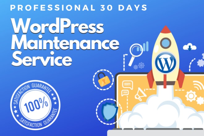 I will do wordpress maintenance to your site for 30 days