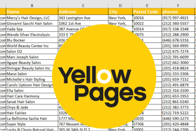 I will do yellow pages data scraping for dubai,canada,australia,US,UK in 24hr