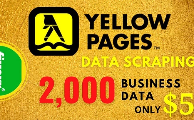 I will do yellow pages targeted data scraping within 12 hours