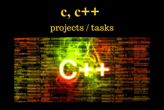 I will do your c cpp programming task and projects