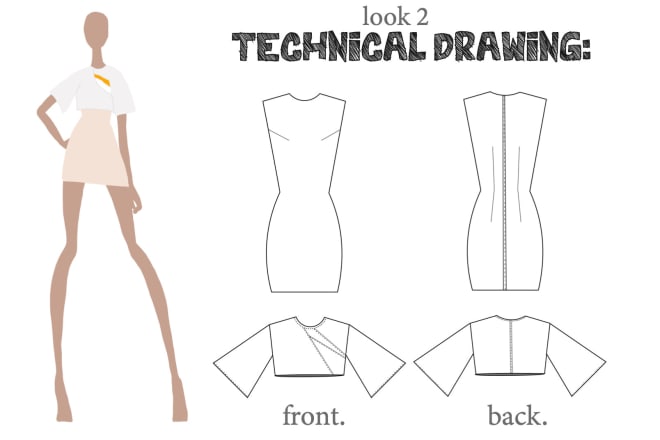 I will do your tecnhical drawings for garments