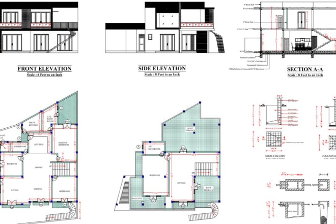 I will draw architectural plan for your dream house using autocad