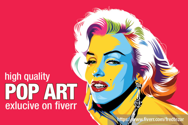 I will draw master pop art high quality vector my style