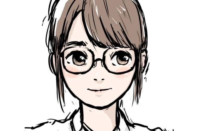 I will draw you a cute doodle portrait