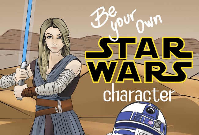 I will draw you as a star wars character
