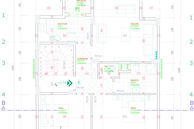 I will draw your floor plan, elevations, roof plan etc