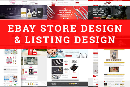 I will ebay store design, ebay shop design, ebay listing