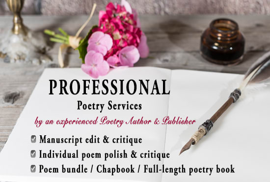 I will edit and critique your poetry manuscript or poems