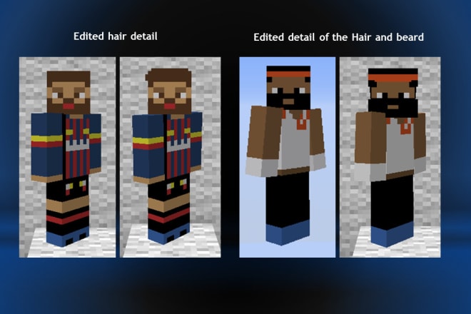 I will edit your minecraft skin