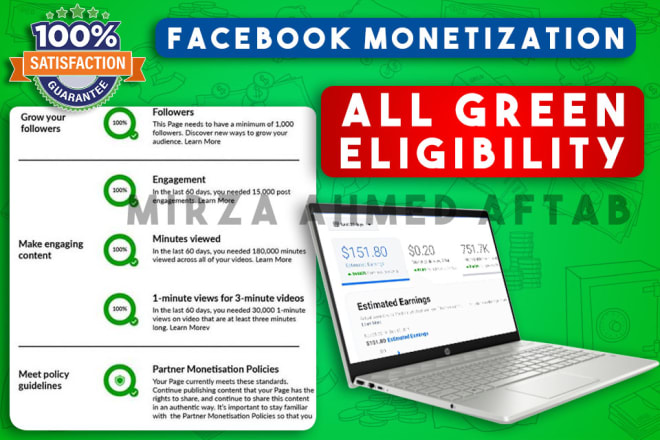 I will enable your facebook page monetization instream and ad breaks