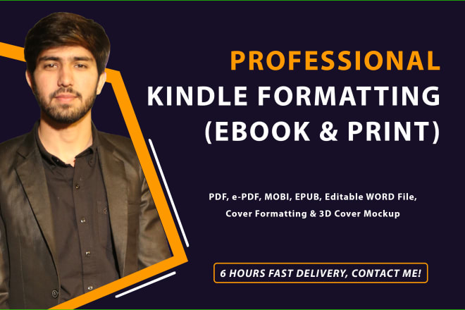 I will expert kindle ebook book formatting createspace paperback formatting