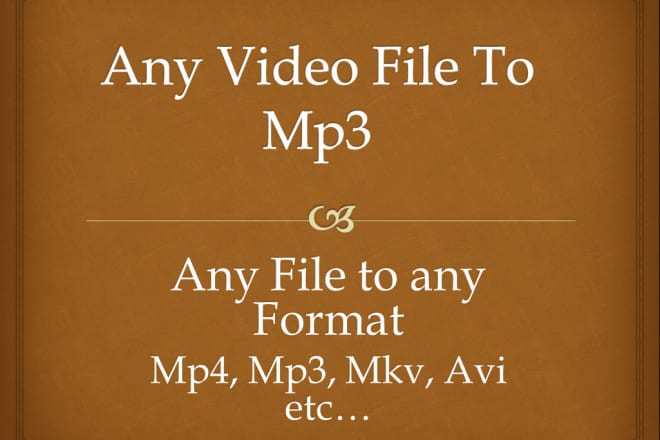 I will extract audio from video or from any website, youtube,podcast etc