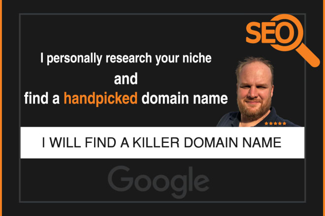 I will find a handpicked killer domain name for your business