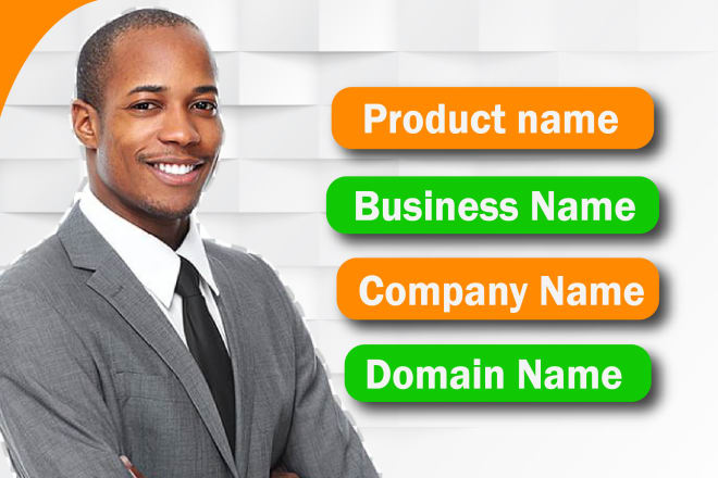 I will find business name, brand name, product name, company name