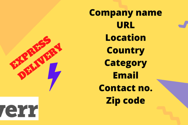I will find companies,email, location,url and many more