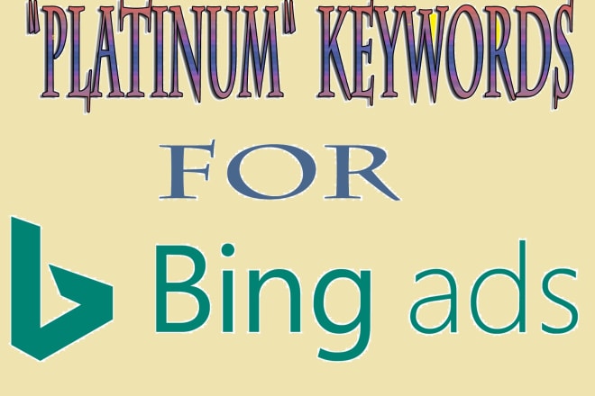 I will find high converting keywords for bing ads PPC campaign